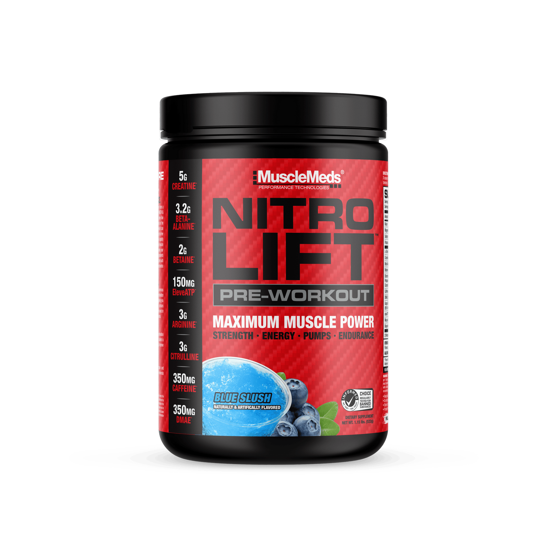پمپ نیترو لیفت ماسل مدز ۲۰ سروینگ (MuscleMeds Nitro LIFT)