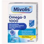 امگا 3 میوولیس 1000 میلی‌ گرم 60 کپسول (Mivolis Omega-3 1000)